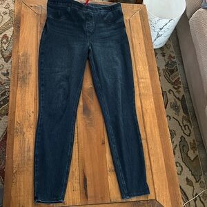 Spanx pull up ankle skinny jeans, size XL